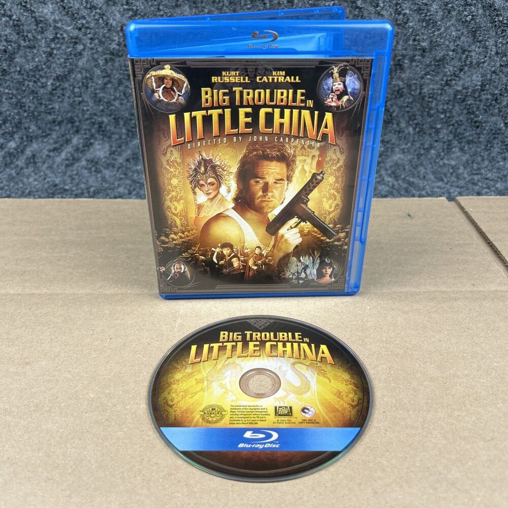 John Carpenter's Big Trouble In Little China (Blu-ray, 1986) Kurt Russell